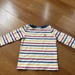 ミキハウスホットビスケッツ　マルチカラーロンT　サイズ110