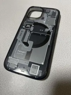 iPhone15 spigen ゼロワンブラック