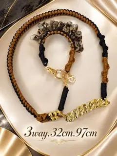 3way ハンドメイド スマホショルダーストラップ