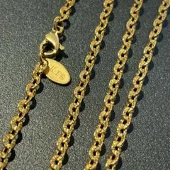 【刻印あり】 k18 18金 ネックレス スクリュー チェーン 18k GP