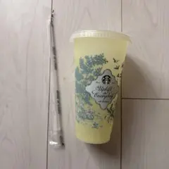 スターバックス　ミステリーカラーチェンジングリユーザブルコールドカップ イエロー