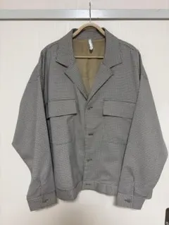 メンズ　ウィメンズ　チェック柄ジャケット