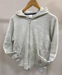 adidas neo フルジップパーカー Sサイズ ライトグレー