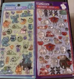 ボンボンドロップシール　ベイマックス　モンスターズインク　正規品　ディズニー
