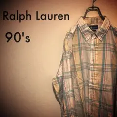 K*U様 90's Ralph Lauren ラルフローレン　チェックシャツ