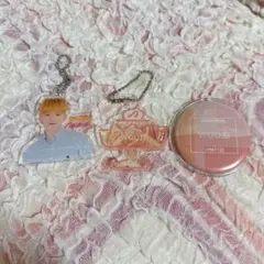 seventeen ウジ カフェ アクリルキーホルダー セブチカフェ 缶バッジ