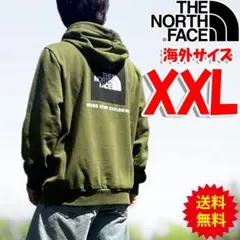 ノースフェイス メンズ パーカー 緑 海外XXL 日本4L相当 新品 nse