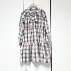 150【mezzo piano junior】チェックシャツ