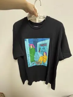 グラフィックプリント黒Tシャツ