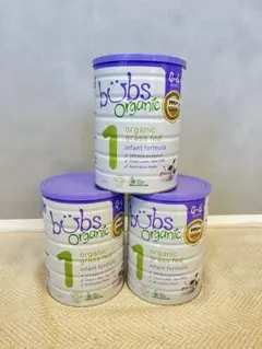 (4缶)Bubs Organicバブズオーガニック粉ミルクS2-Fremon出品 Bubs（バブズ）オーガニック粉ミルク ステップ2（6～12カ月）大
