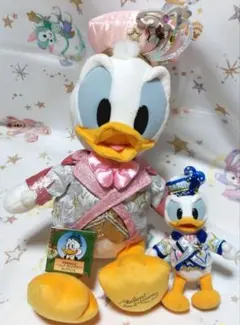 ビリーブドナルドぬいぐるみ、タイムトゥシャインドナルドぬいぐるみバッチセット