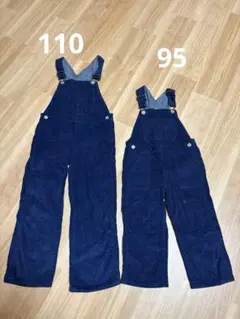 GAP ネイビー オーバーオール 2点セット 95cm、110cm