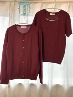 anysis ニット カーディガン アンサンブル