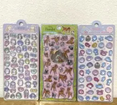 【国内正規品】プチドロップステッカー　ディズニー　バンビ　その他3点セット