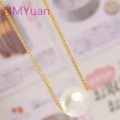 数量限定　一粒 コットン パール ネックレス