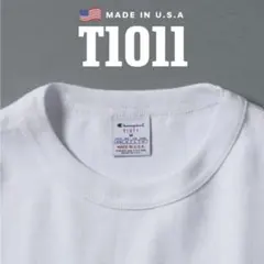 チャンピオン T1011 ロンT ラグランスリーブ ネイビー　L 長袖