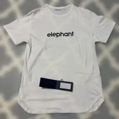 nonnative elephant Tシャツ ホワイト サイズ1