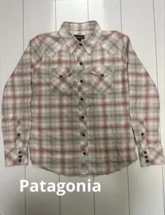 Patagonia チェック柄 長袖シャツ S ピンク ユニセックスのサムネイル