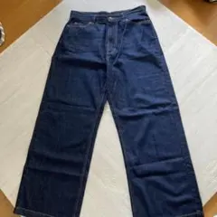 SHOO・LA・RUE ダークブルー ワイドパンツ Lサイズのサムネイル