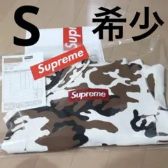 良品 希少 Supreme カモフラ camo パーカー Box Logo