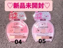 【新品】キャンメイク　プランぷくコーデアイズ　04&05