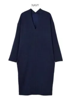 【新品】STYLE DELI 人気！スタイルデリ リラックスVネックワンピースのサムネイル