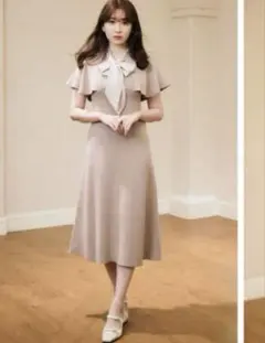 herlipto Butterfly Collar Pleated Dress - メルカリ