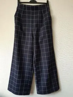 ROPÉ PICNIC チェック柄 ワイドパンツ サイズ38