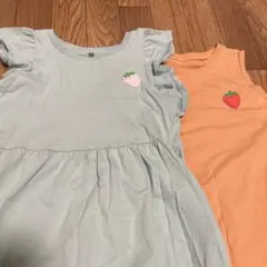 ユニクロワンピース2着組　130