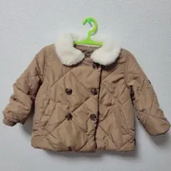 petit main ベージュ キルティングジャケット