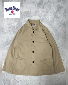 ブルーブルー/ショールカラーカバーオール/日本製/SIZE 3アンカー刻印ボタンのサムネイル