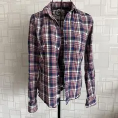 【美品】Frank & Eileen チェック柄 長袖シャツ