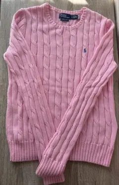ピンク ニット