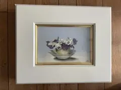 限定品】 Fujico 矢車草 ボタニカルアート 植物画 美術品 - メルカリ