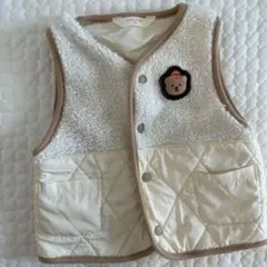 【美品】アカチャンホンポ　くまさんベスト　80