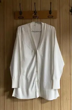 ユニクロ Vネック ロングカーディガン L サイズ