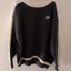 ☆ジェイダ☆　ロゴ入りラインニットトップス