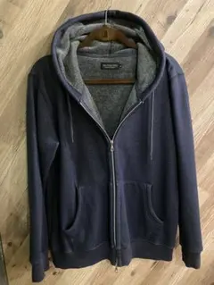 値下げ！！ ネイビー フード付き パーカー 裏起毛