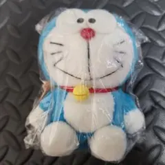 【レトロ】ドラえもん 鈴入りマスコット ぬいぐるみ キーホルダー 新品未使用品