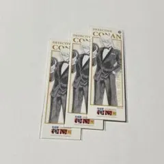名探偵コナン 特典 しおり 30周年 コナン展 中国限定 ジン 3点セット