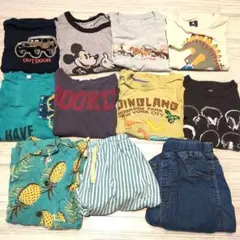 男の子110cmまとめ売り 夏服 保育園 11点