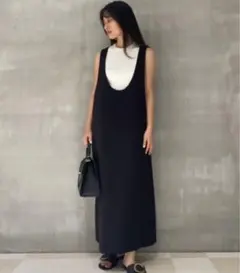 美品　Mila Owen ジャンパースカート　ワンピースのみ定価:¥19,910のサムネイル
