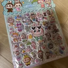 Labubuシール 立体シール ラブブ 2枚つづり　新品