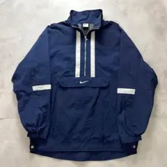 極美品 希少90s00s NIKE アノラックパーカー センターロゴ ラインXL