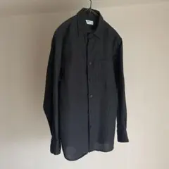 UNIQLO ユニクロ　リネンシャツ　ブラック　S