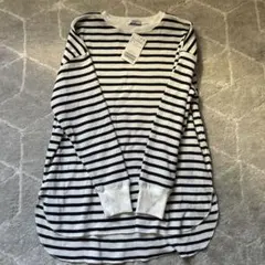 新品relume ストライプ 長袖Tシャツ F