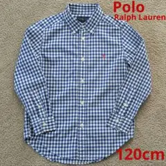 Ralph Lauren 120cm ギンガムチェック長袖シャツ