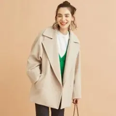 【Beauty&Youth】BY∴MANTECO メルトンメランジミドル丈コート