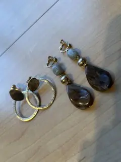 イヤリング　2点セット