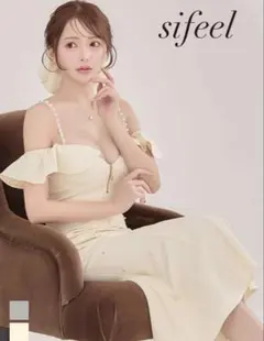 JEWELS オフショルパールマーメイドドレス